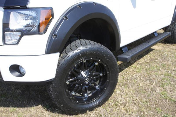 Lund 15-17 fits Ford F-150 RX-Rivet Style Textured Elite Series Fender Flares - Black (4 Pc.)