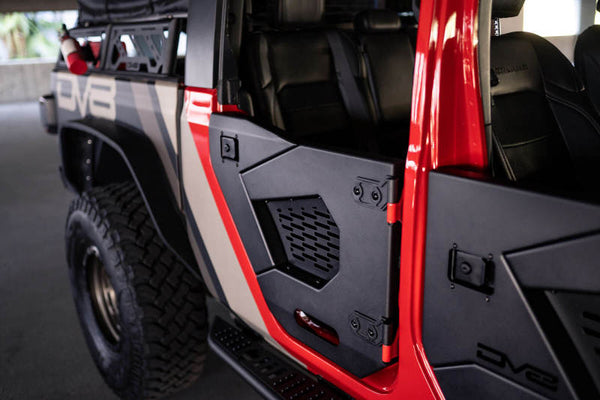 DV8 Offroad 18-22 fits Jeep Wrangler JL/JT Spec Series Half Doors - Rear Set