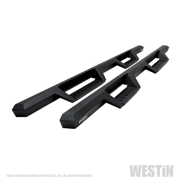 Westin 99-13 fits Chevy/GMC Silverado/Sierra 1500 Ext Cab HDX Drop Nerf Step Bars - Textured Black