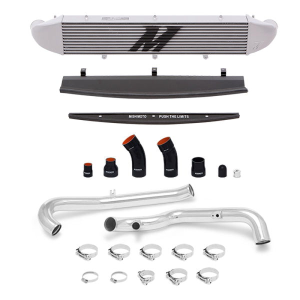 Mishimoto 2014-2016 fits Ford Fiesta ST 1.6L Front Mount Intercooler (Silver) Kit w/ Pipes (Silver)
