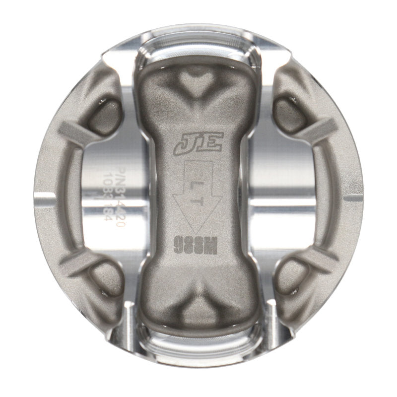 JE Pistons 18+ fits Ford Coyote Gen 3 3.661in Bore 12.0:1 CR 7.0cc Dome Pistons - Set of 8