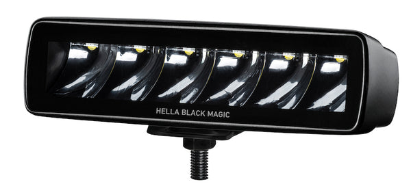 Hella Universal Black Magic 6 L.E.D. fits Mini Light Bar - Spot Beam