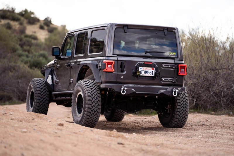 DV8 Offroad 18-22 fits Jeep Wrangler JL Spare Tire Delete Kit w/Light Mounts