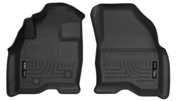 Husky Liners 15-17 fits Ford Explorer WeatherBeater Black Front Floor Liners