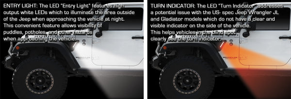 Oracle Sidetrack LED System For fits Jeep Wrangler JK