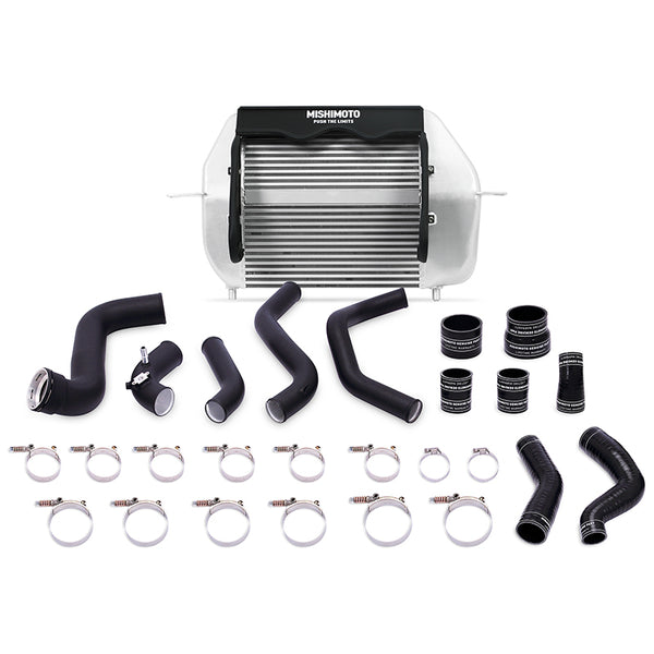 Mishimoto 2011-2014 fits Ford F-150 EcoBoost Silver Intercooler w/ Black Pipes