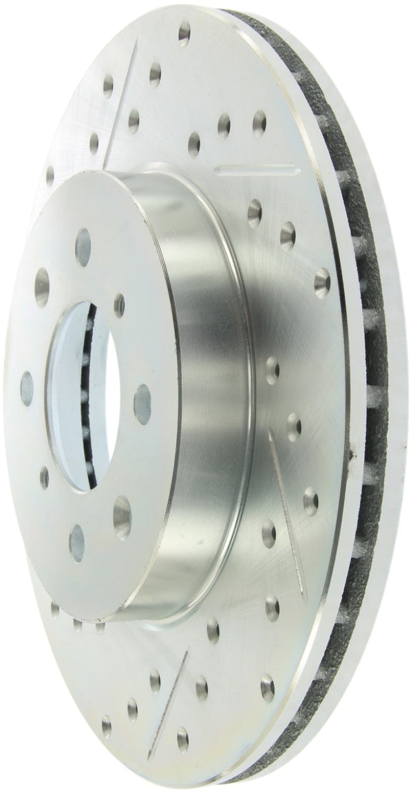 StopTech Select Sport 90-01 Acura Integra (exc. Type R) Slotted and Drilled Right Front Rotor