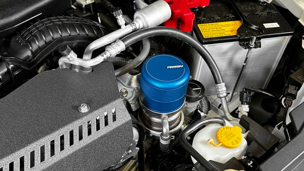 Perrin 2015+ fits Subaru fits WRX/STI Oil Filter Cover - Blue