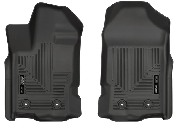 Husky Liners 2019 fits Ford Ranger SuperCrew Cab & SuperCab WeatherBeater Black Floor Liners