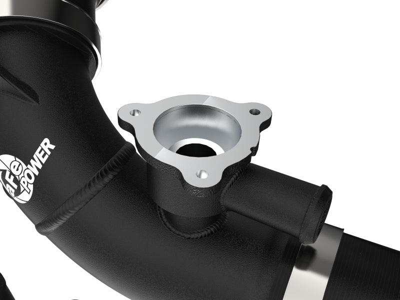 aFe 2022 fits Toyota Tundra V6-3.5L (tt) BladeRunner 2.5in Aluminum Hot Charge Pipe - Black