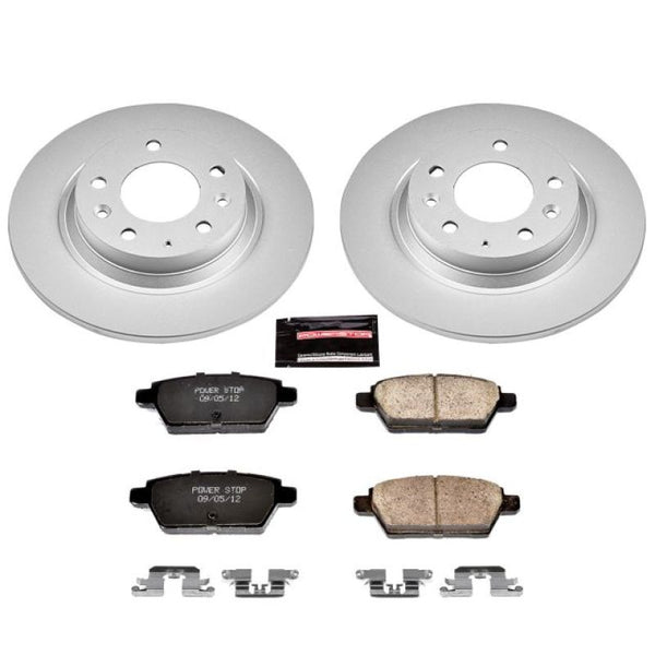 Power Stop 06-12 fits Ford Fusion Rear Z17 Evolution Geomet Coated Brake Kit