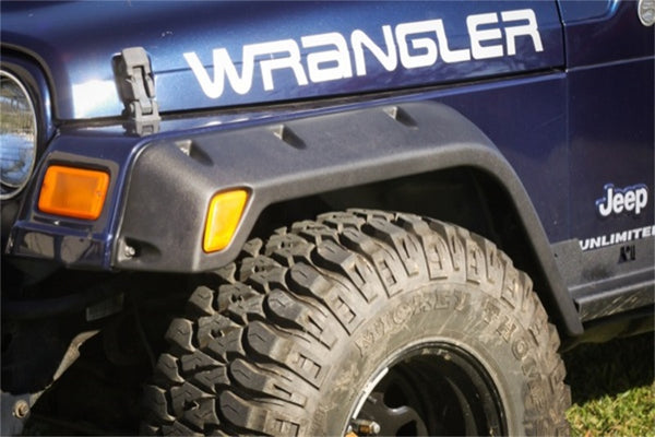 Rugged Ridge 4-Piece Fender Flare Kit 4.75-In 97-06 fits Jeep Wrangler