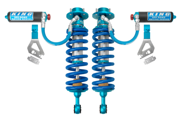 King Shocks 2022+ Toyota Tundra  Front 2.5 Dia w/ Remote Reservoir Coilover & Adjuster (Pair)