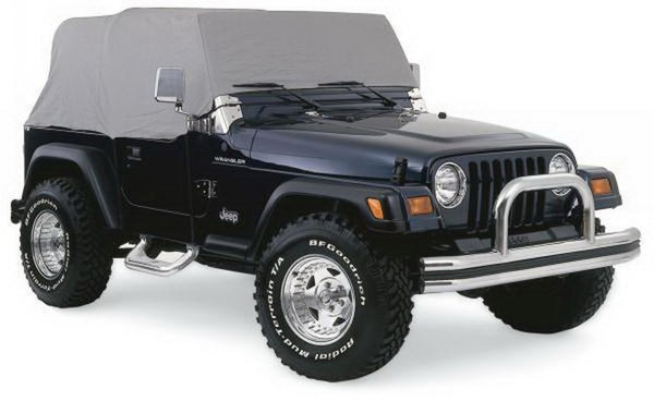 Rampage 1987-1991 fits Jeep Wrangler(YJ) Cab Cover With Door Flaps - Grey