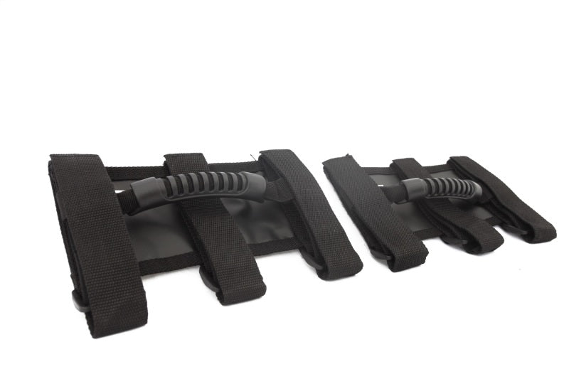 Rugged Ridge Steel Grab Handles F/R Kit Black 07-18 fits Jeep Wrangler JK/JKU