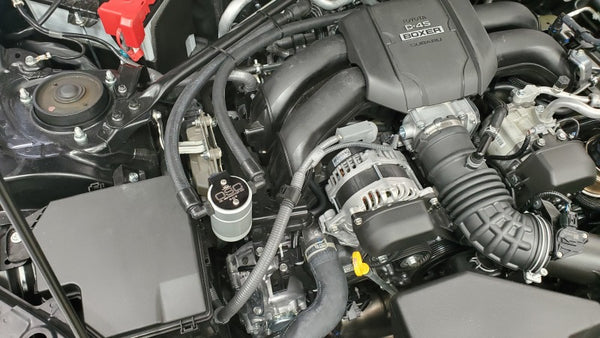 J&L 22-23 fits Subaru BRZ/GR86 2.4L Passenger Side Oil Separator 3.0 - Clear Anodized