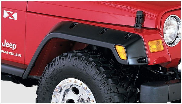 Bushwacker 97-06 fits Jeep TJ Pocket Style Flares 2pc - Black