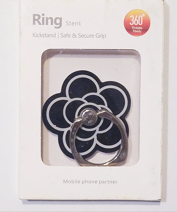 360 Degree Rotating Ring Stent Kickstand - Flower