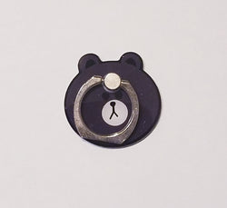 360 Degree Rotating Ring Stent Kickstand - Black Bear