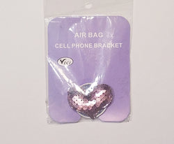 Cell Phone Grip/Stand - Pink Sequins Heart