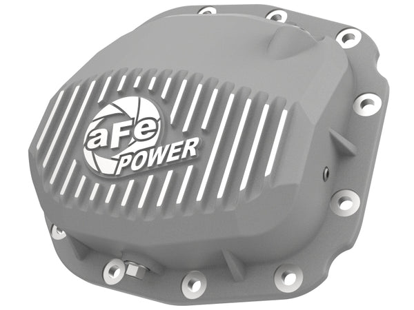 aFe Street Series Rear Differential Cover Raw w/ Fins 15-19 fits Ford F-150 (w/ Super 8.8 Rear Axles)