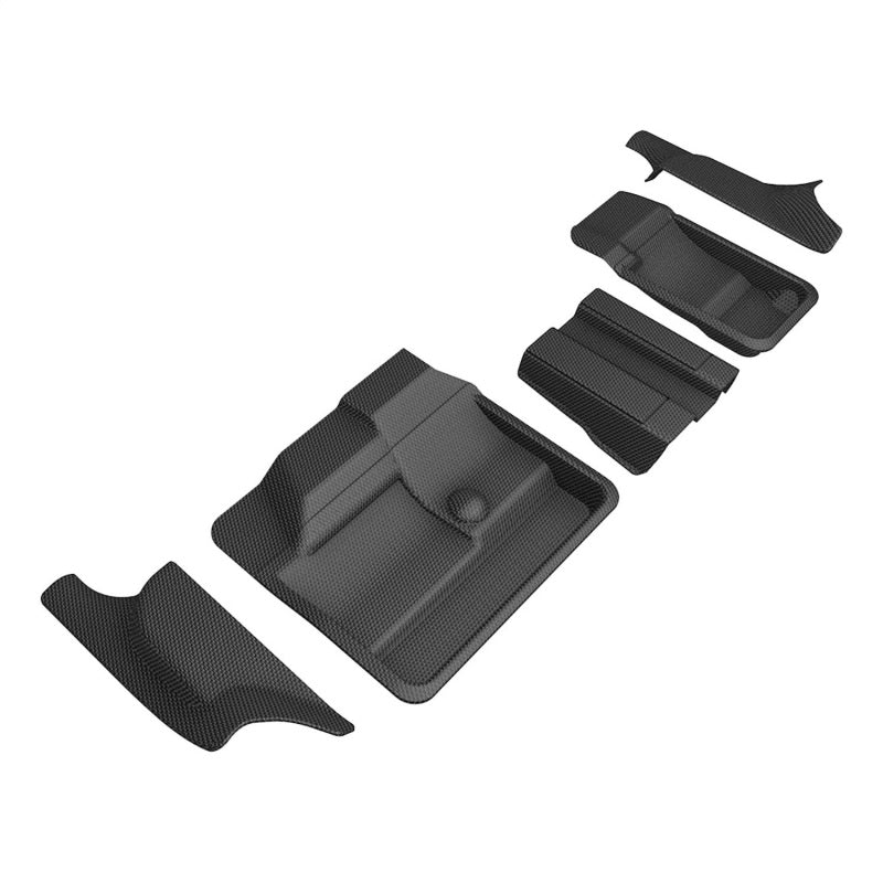 3D MAXpider 17-21 fits Tesla Model Y Kagu 3rd Row Floormats - Black