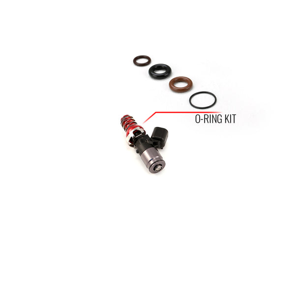 Injector Dynamics O-Ring/Seal Service Kit for Injector w/ 11mm Top Adapter and fits WRX Bottom Adapter.