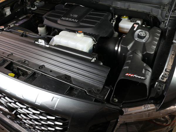 aFe Momentum GT Dynamic Air Scoop 17-19 fits Nissan Titan XD V8-5.6L