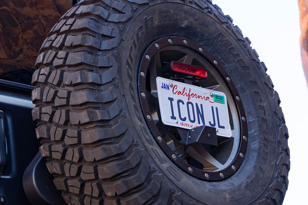ICON 2018+ fits Jeep Wrangler JL License Relocation Kit