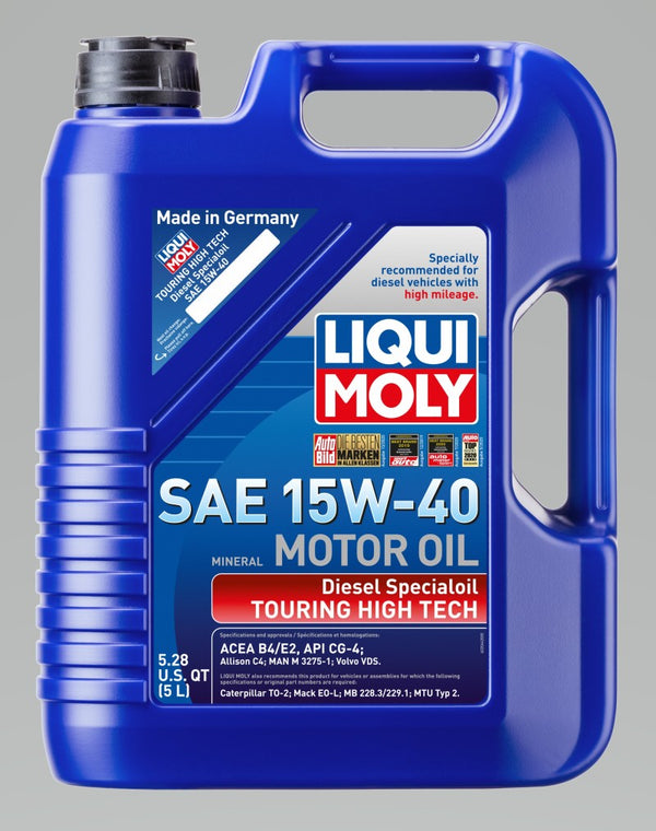 LIQUI MOLY 5L Touring High Tech Diesel Special Motor Oil 15W40