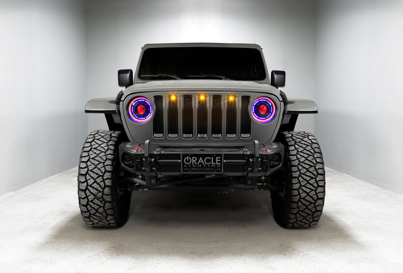 Oracle Pre-Runner Style LED Grille Kit for fits Jeep Gladiator JT - Amber