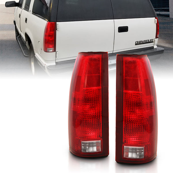 ANZO 1988-1999 fits Chevy C1500 Taillight Red/Clear Lens w/ Circuit Board(OE Replacement)