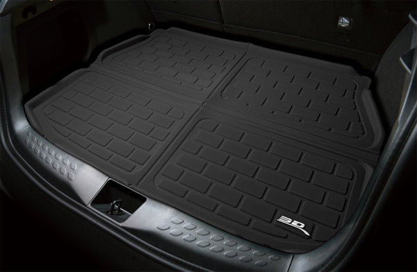 3D MAXpider 20-23 fits Tesla Model Y 2nd Row Seatback Protector Kagu Cargo Liner - Black