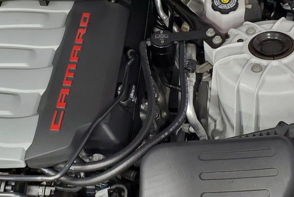 J&L 16-23 fits Chevrolet Camaro LT1 6.2L Driver Side Oil Separator 3.0 - Black Anodized
