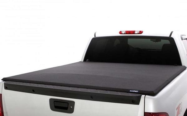 Lund 04-12 fits Chevy Colorado (5ft. Bed) Genesis Elite Tri-Fold Tonneau Cover - Black
