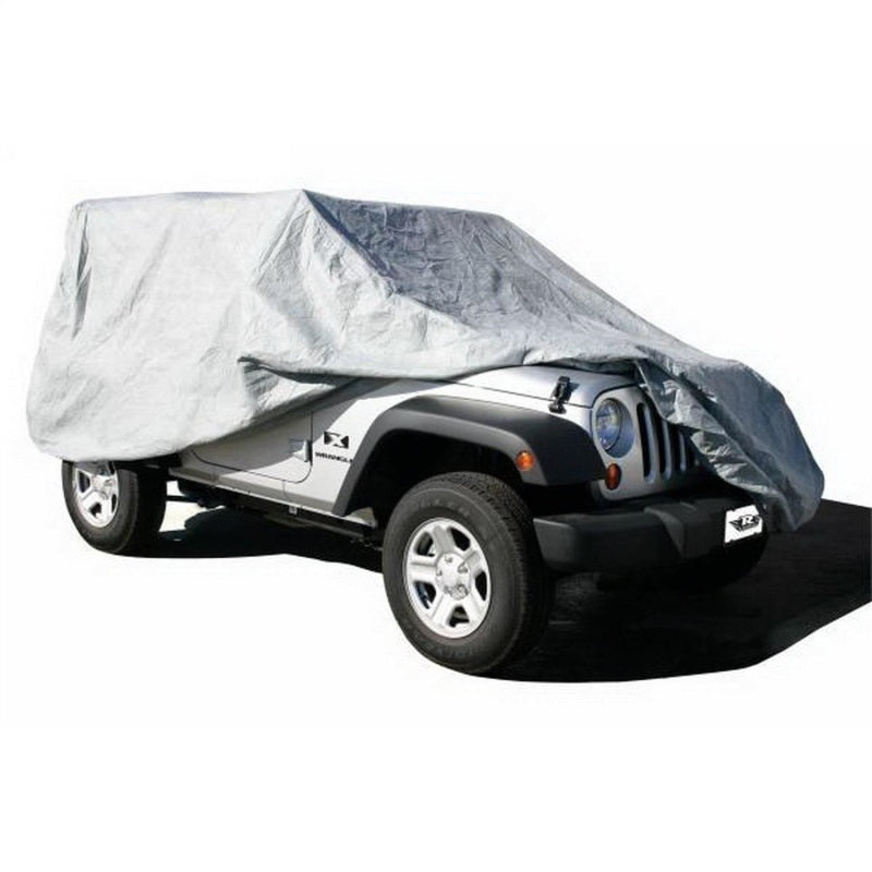 Rampage 2007-2018 fits Jeep Wrangler(JK) Unlimited Car Cover - Grey