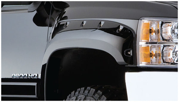 Bushwacker 80-86 fits Ford Bronco Cutout Style Flares 2pc - Black
