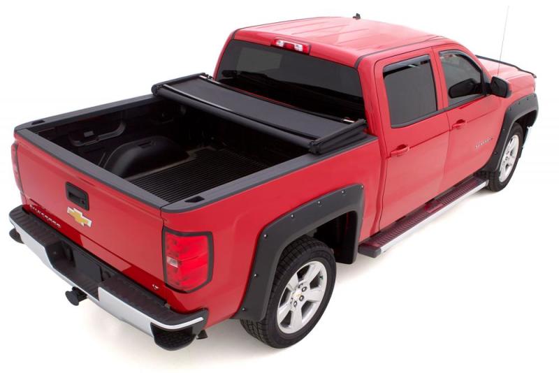 Lund 02-17 fits Dodge Ram 1500 (6.5ft. Bed Excl. Rambox) Genesis Elite Tri-Fold Tonneau Cover - Black