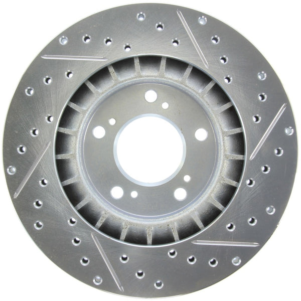 StopTech Select Sport 2000-2009 fits Honda S2000 Drilled and Slotted Front Right Brake Rotor