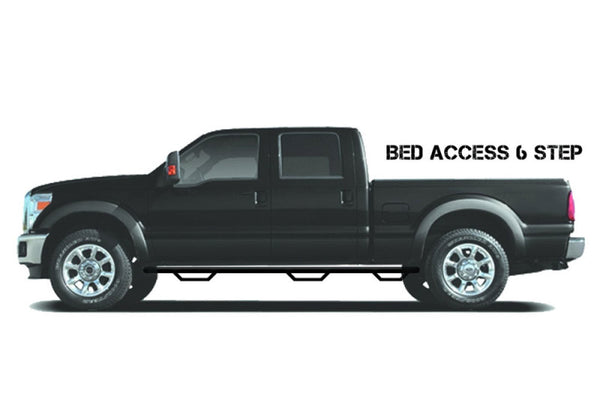 N-Fab Nerf Step 2017 fits Ford F-250/350 Super Duty Crew Cab 6.75ft Bed - Tex. Black - Bed Access - 3in