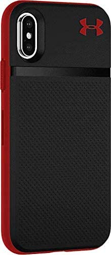 Under Armour UA Protect Stash Case for iPhone Xs & iPhone X - Black/Red