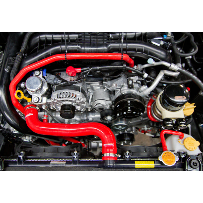 Mishimoto 2015+ fits Subaru fits WRX Silicone Radiator Coolant Hose Kit - Red
