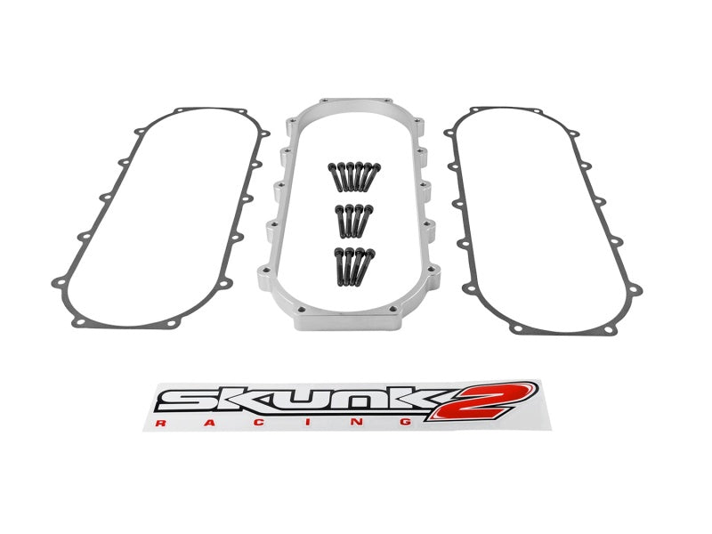 Skunk2 Ultra Series fits Honda/Acura Silver RACE Intake Manifold 1 Liter Spacer (Inc Gasket & Hardware)