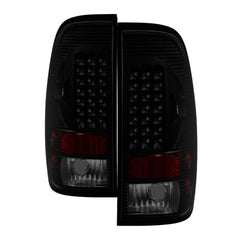 Xtune fits Ford F250/350/450/550 Super Duty 99-07 LED Tail Lights Black Smoke ALT-ON-FF15097-LED-BSM