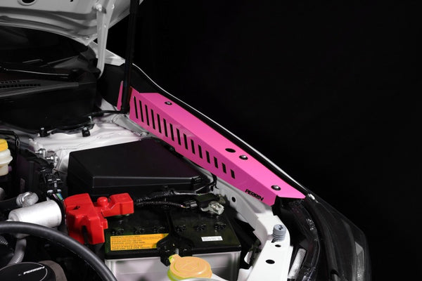 Perrin 22-23 fits Subaru fits WRX Fender Shroud Set - Hyper Pink