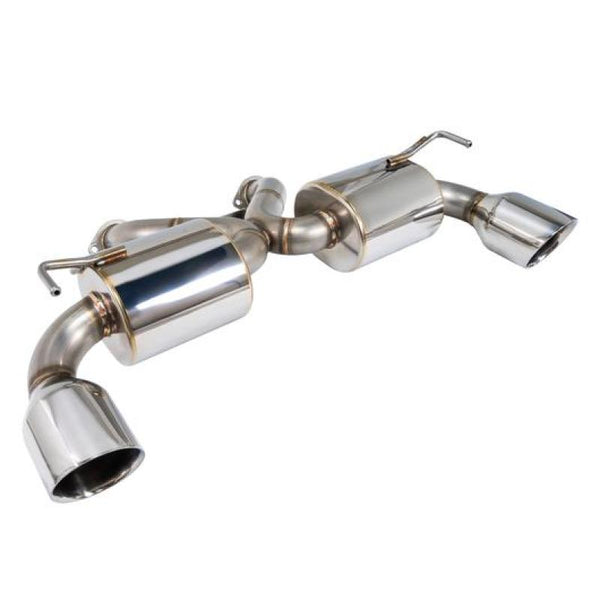 Remark fits Nissan 370Z (Z34) V2 Axle Back Exhaust w/Stainless Steel Double Wall Tip