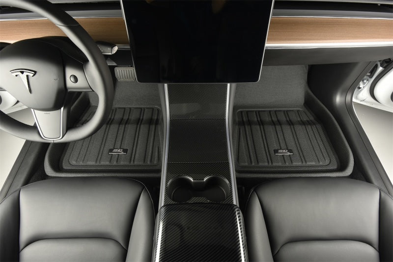 3D MAXpider 2018-2019 fits Tesla Model 3 Kagu 1st Row Floormat - Black