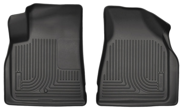 Husky Liners 09-14 fits Chevy Traverse/07-14 GMC Acadia Weatherbeater Black Front Floor Liners