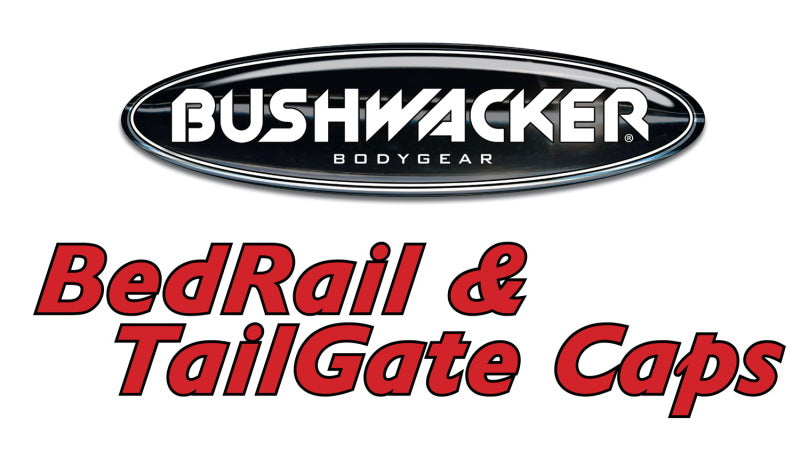 Bushwacker 95-04 fits Toyota Tacoma Fleetside Bed Rail Caps 74.5in Bed Does Not Fit Flareside - Black