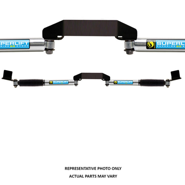 Superlift 99-04 fits Ford F-250/350 4WD Dual Steering Stabilizer Kit - SR SS by Bilstein (Gas)
